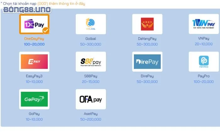 giới thiệu Bong88 Giao dịch 24/7